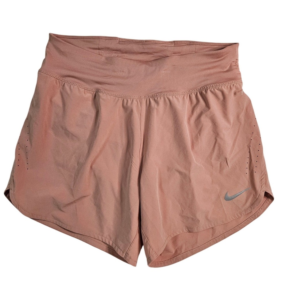 Nike Dri-FIT Running Shorts Womens Medium Rose Pink NEW Athletic Reflective